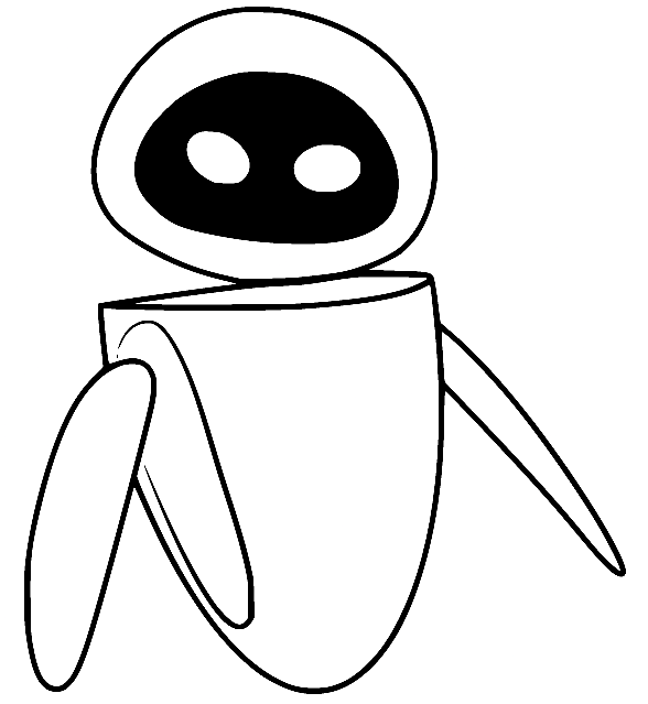Eve From Wall E Coloring Page Free Printable Coloring Pages