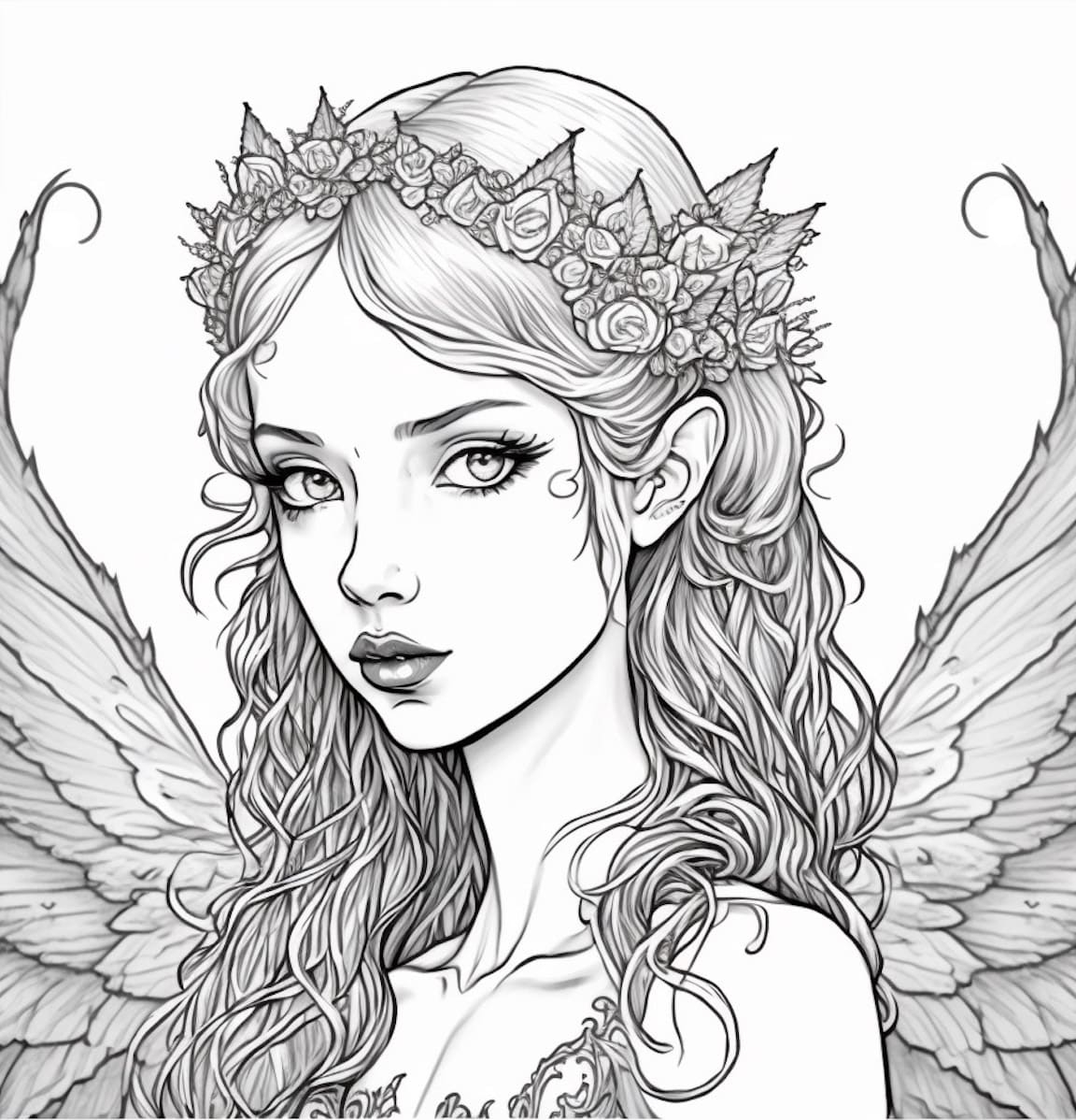 Fairy Coloring Pages 20 Unique Fairy Coloring Sheets 42 OFF