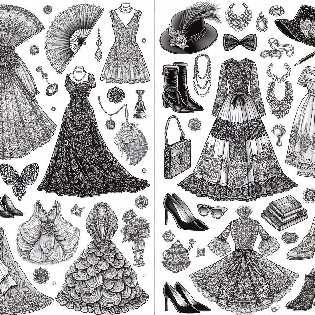 Fashion Colouring Book