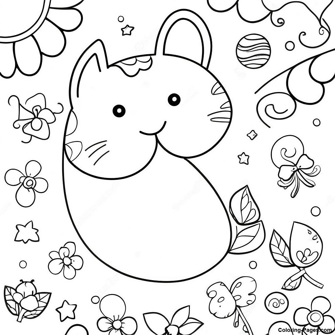 Felt Coloring Page Coloring Pages