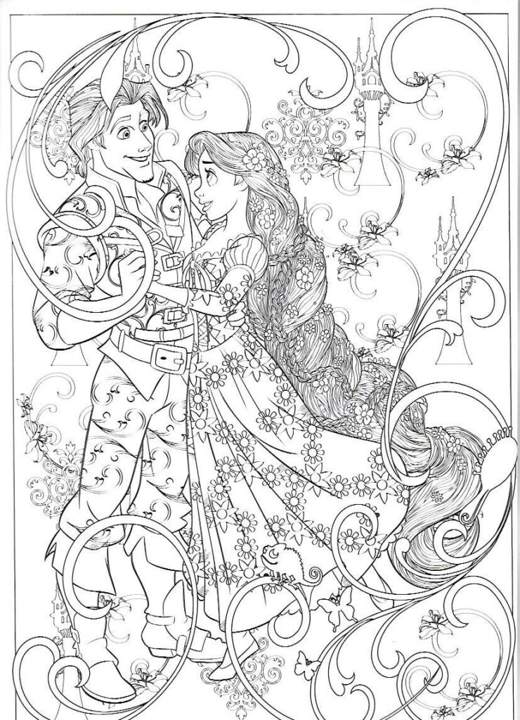 Coloring Pages For Adults Disney - Printable Coloring Free