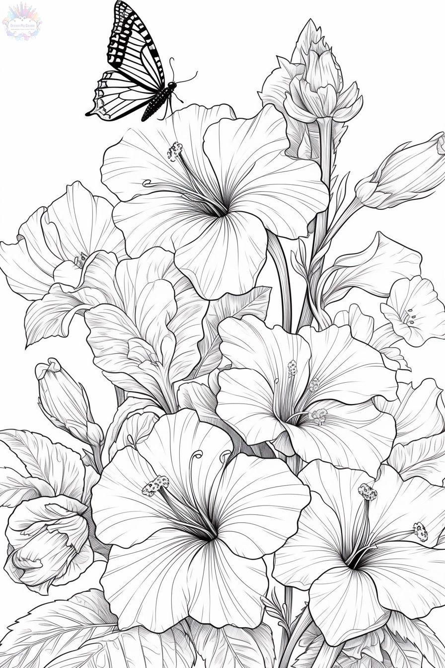 Flowers Coloring Pages