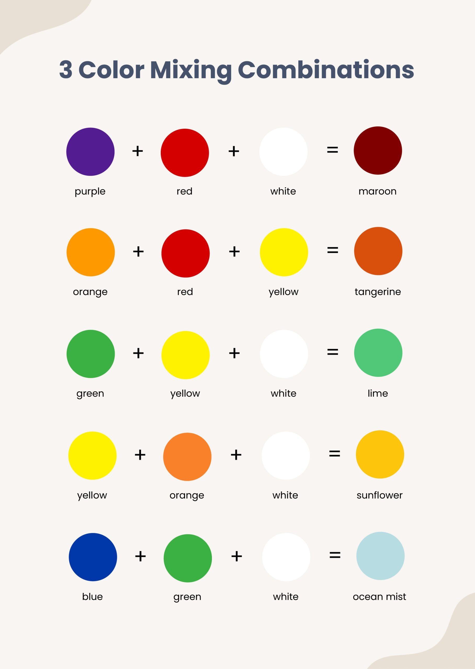 FREE Color Chart Template Download In Word PDF Illustrator 