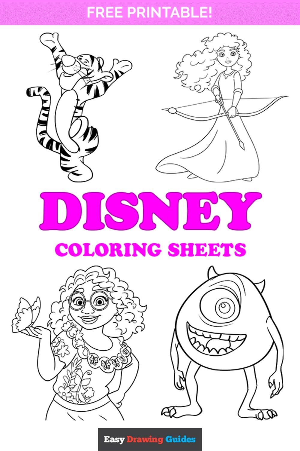 Free Disney Coloring Pages For Kids 65 Printable Sheets Free Disney
