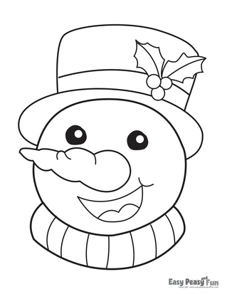 Free Easy Printable Christmas Coloring Pages Infoupdate