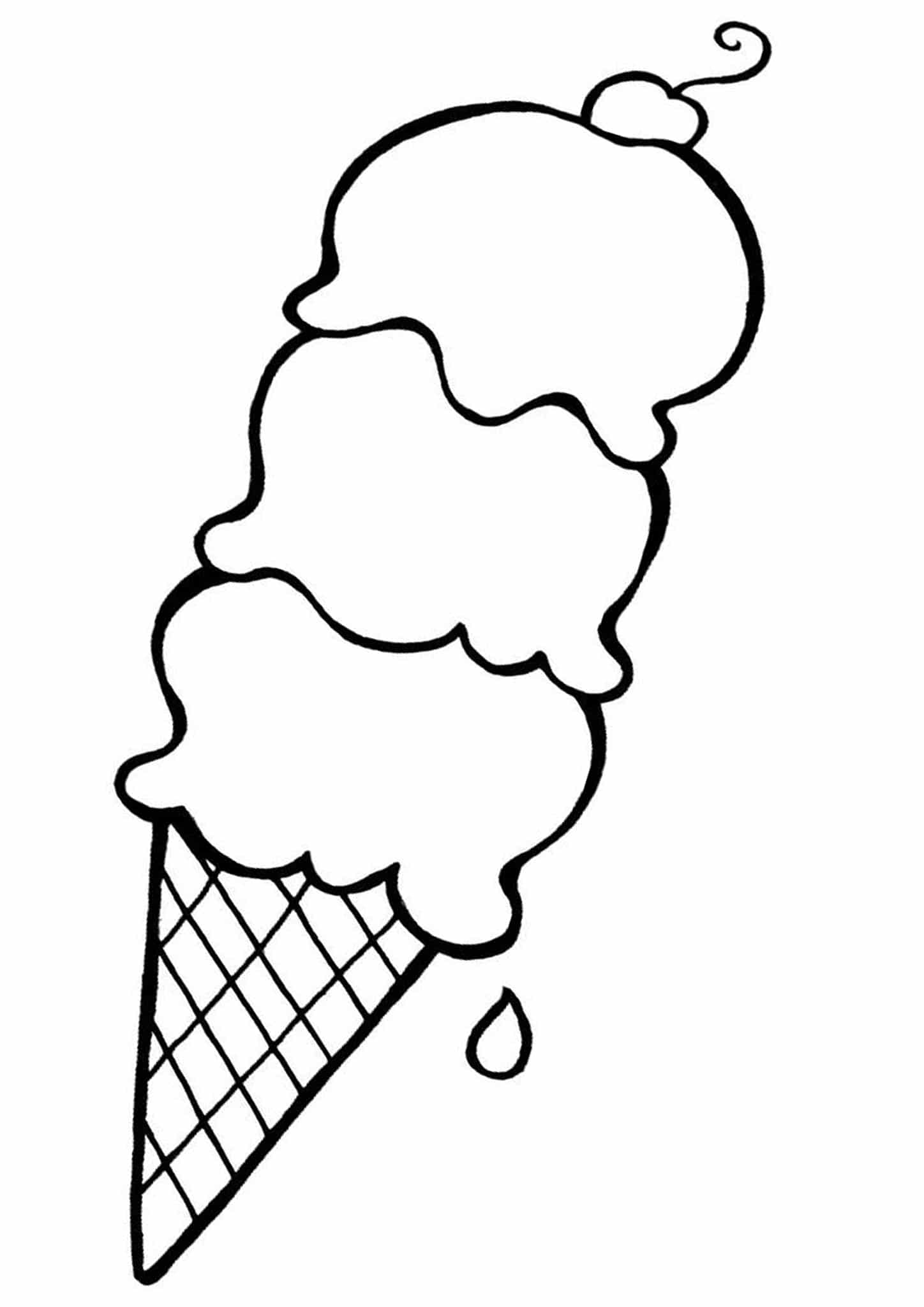 Free Easy To Print Ice Cream Coloring Pages Tulamama