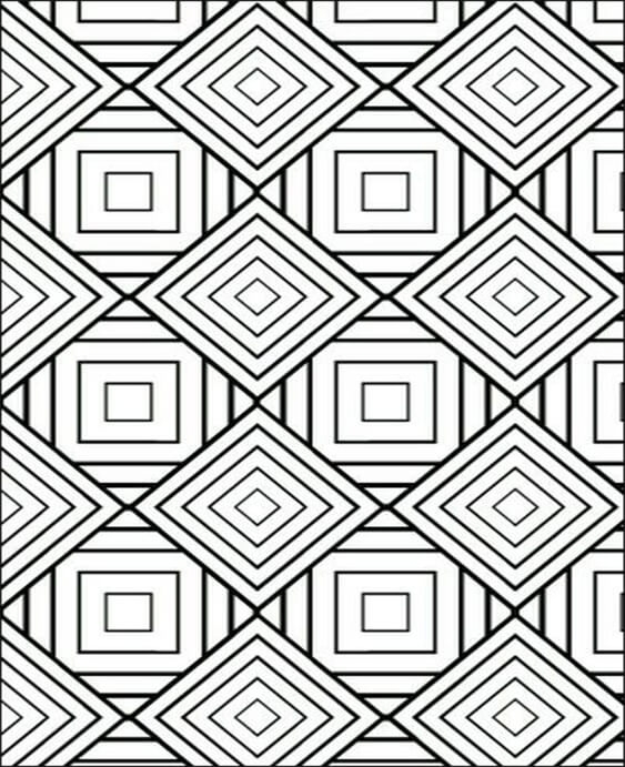Free Easy To Print Pattern Coloring Pages Tulamama