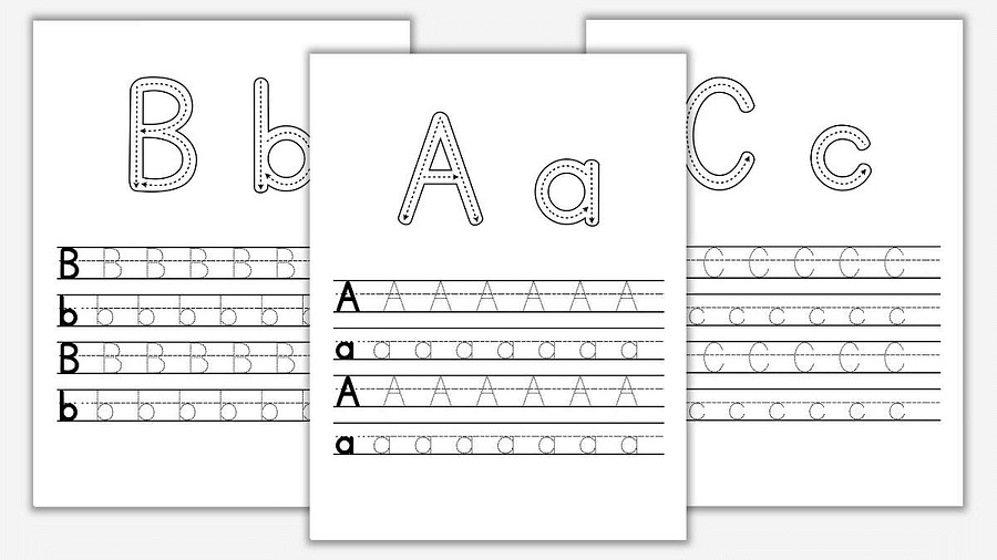  FREE Free Printable Preschool Worksheets Tracing Letters Worksheets 