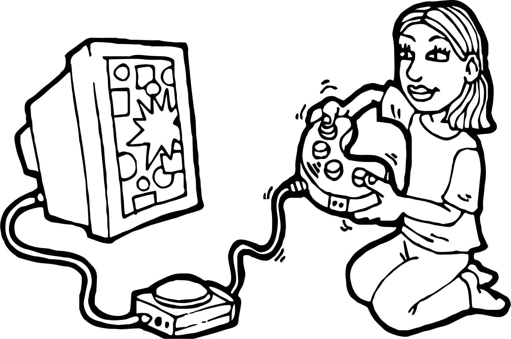Free Girl Coloring Games Coloring Pages