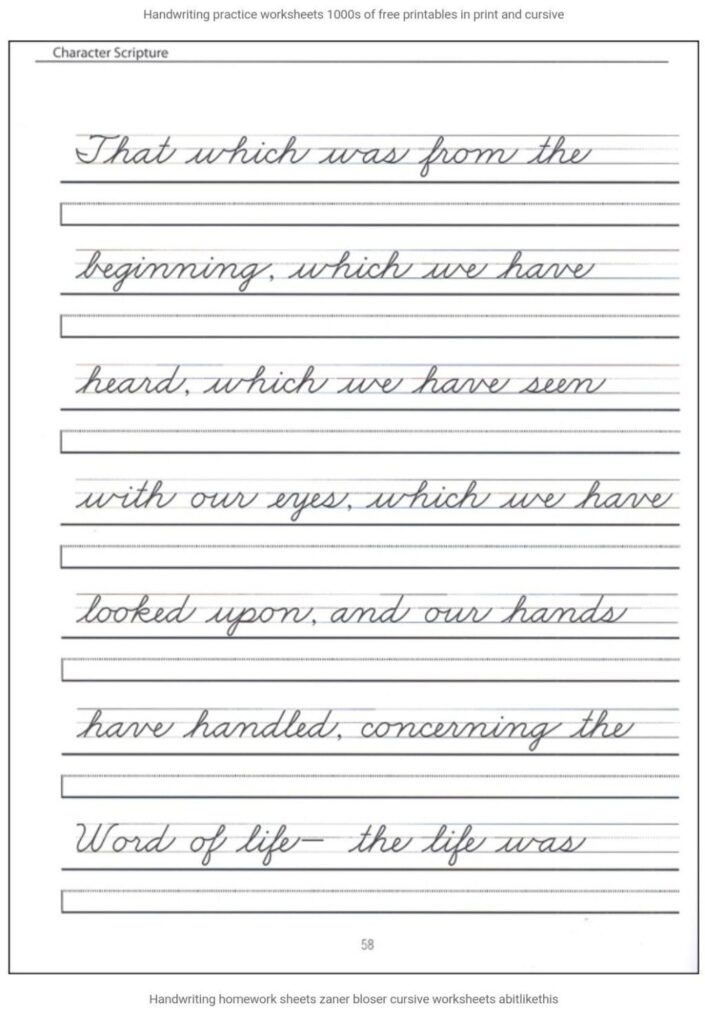 Free Handwriting Practice Sheets For Adults Printable Worksheets