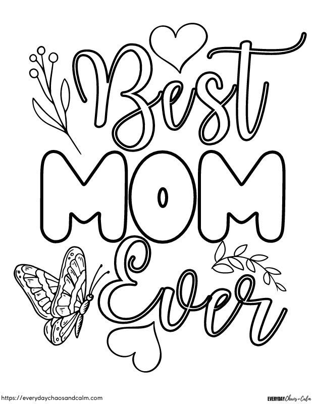 Free Mother 39 s Day Coloring Pages For Kids Mothers Day Coloring Pages
