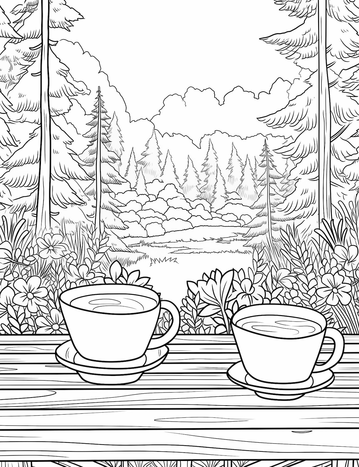 Free Nature Coloring Pages For Adults Unwind And Unleash Your Creativity