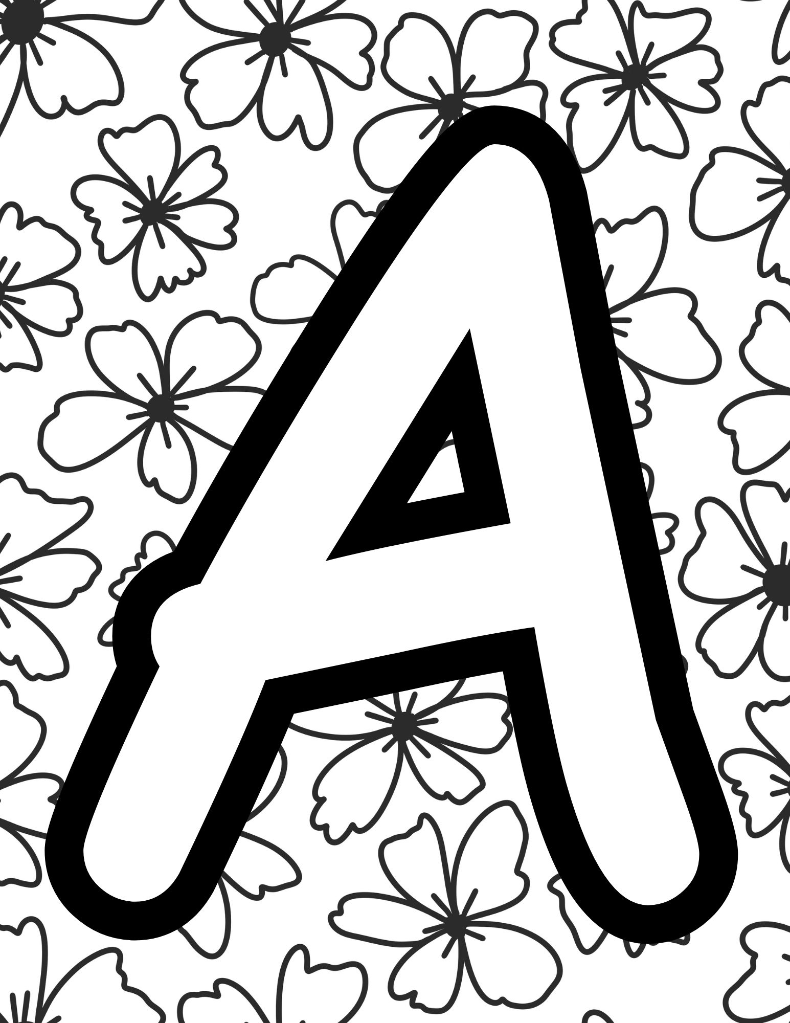 Free Printable Coloring Pages Alphabet Letters Download Free Printable 