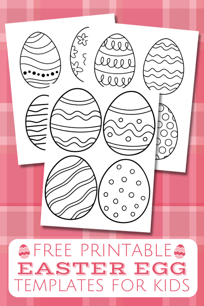 Free Printable Easter Egg Templates For Kids 39 Easter Crafts Prudent 