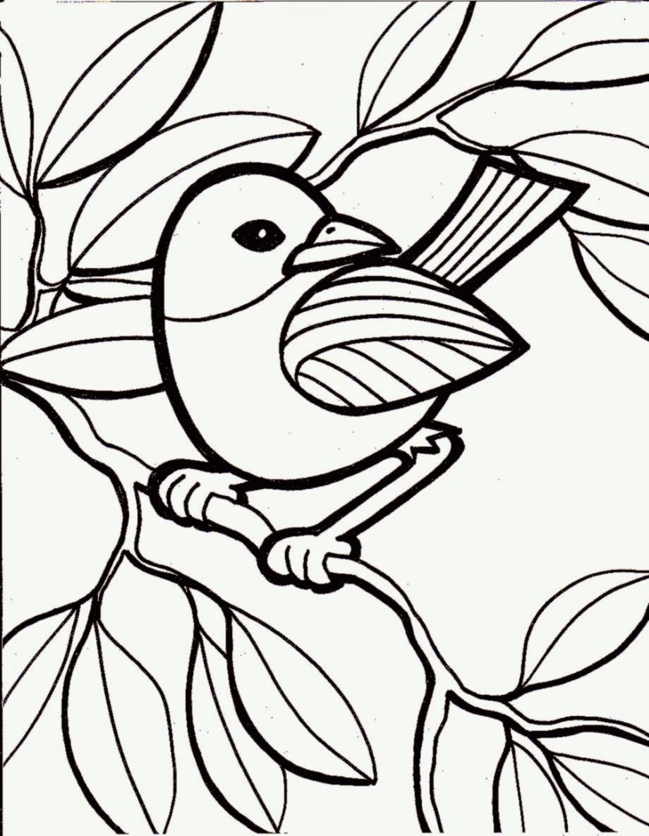 Free Printable Easy Coloring Sheets