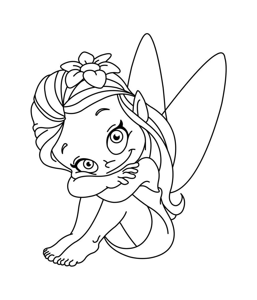 Free Printable Fairy Coloring Page Fairy Coloring Pages For Kids