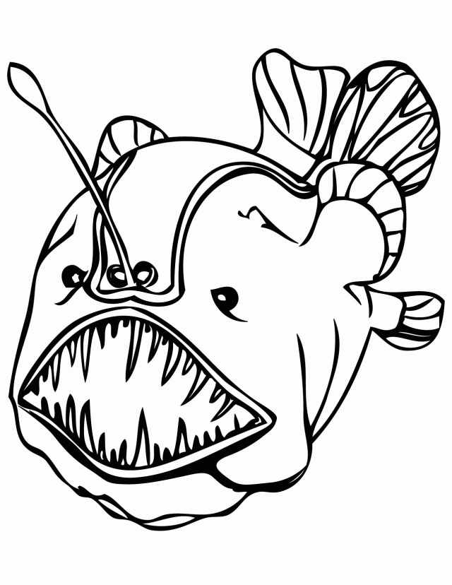 Free Printable Fish Pictures Coloring Home