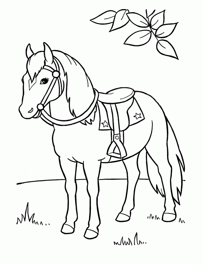 Free Printable Horse Coloring Pages For Kids