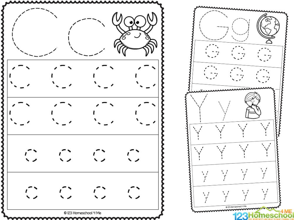 Free Printable Preschool Worksheets Tracing Letters