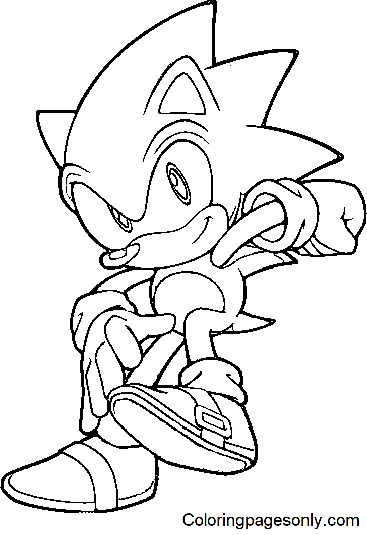 Free Printable Sonic Coloring Page Free Printable Coloring Pages