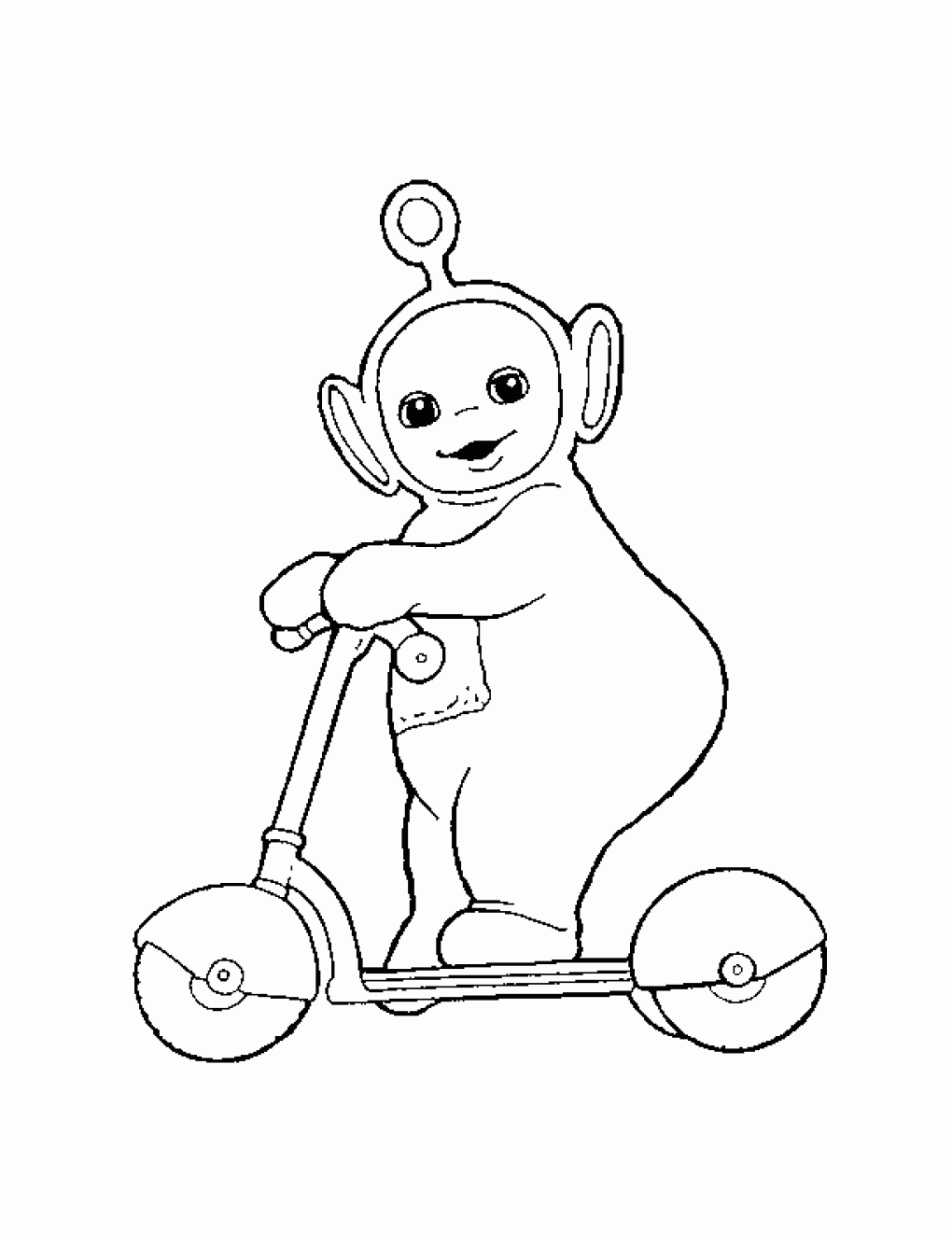 Free Printable Teletubbies Coloring Pages For Kids