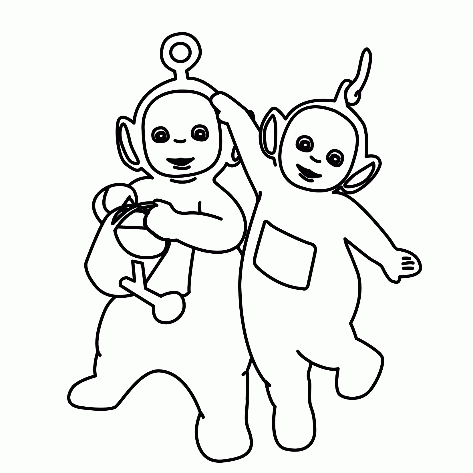 Free Printable Teletubbies Coloring Pages For Kids