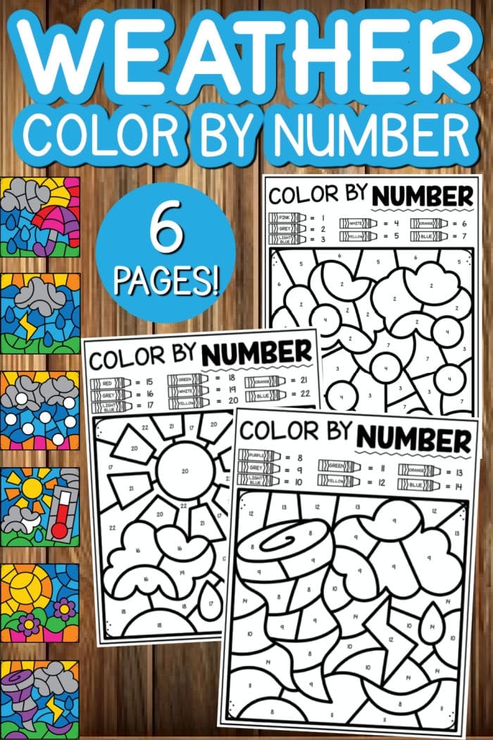 Free Printable Weather Coloring Pages The Typical Mom