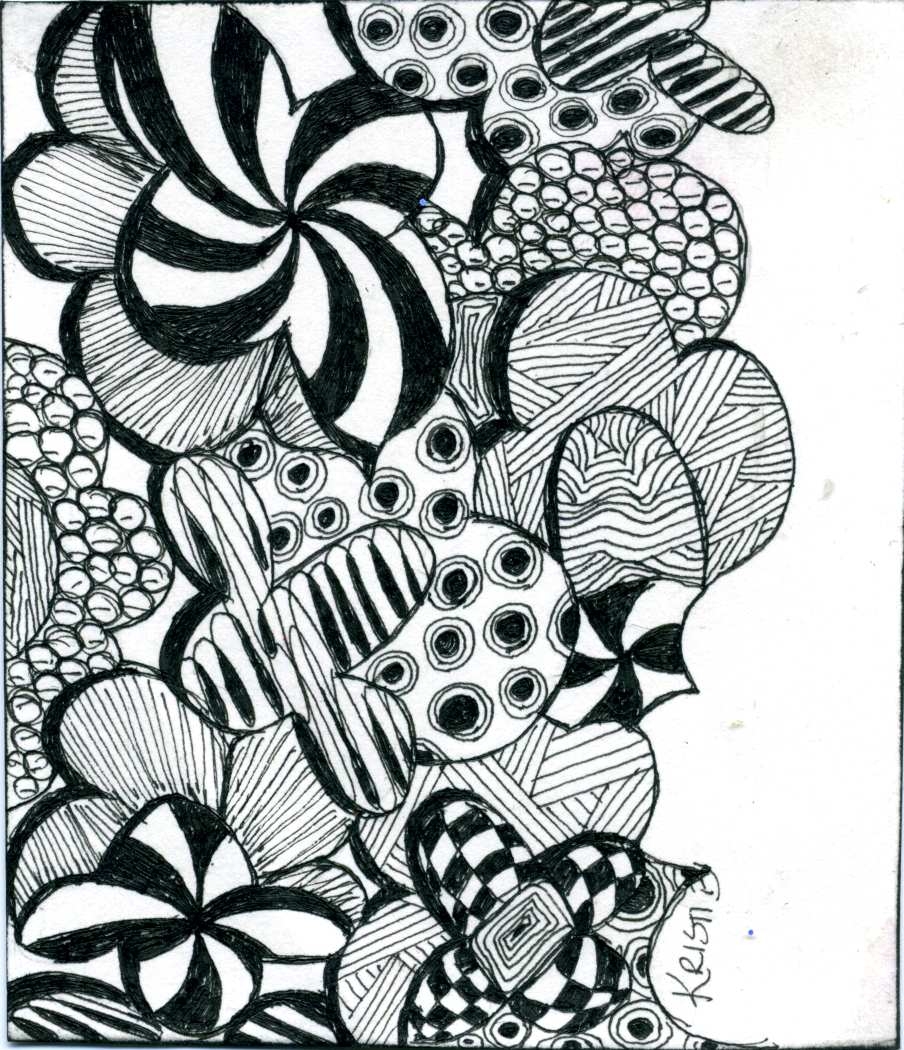 Free Printable Zentangle Coloring Pages For Adults