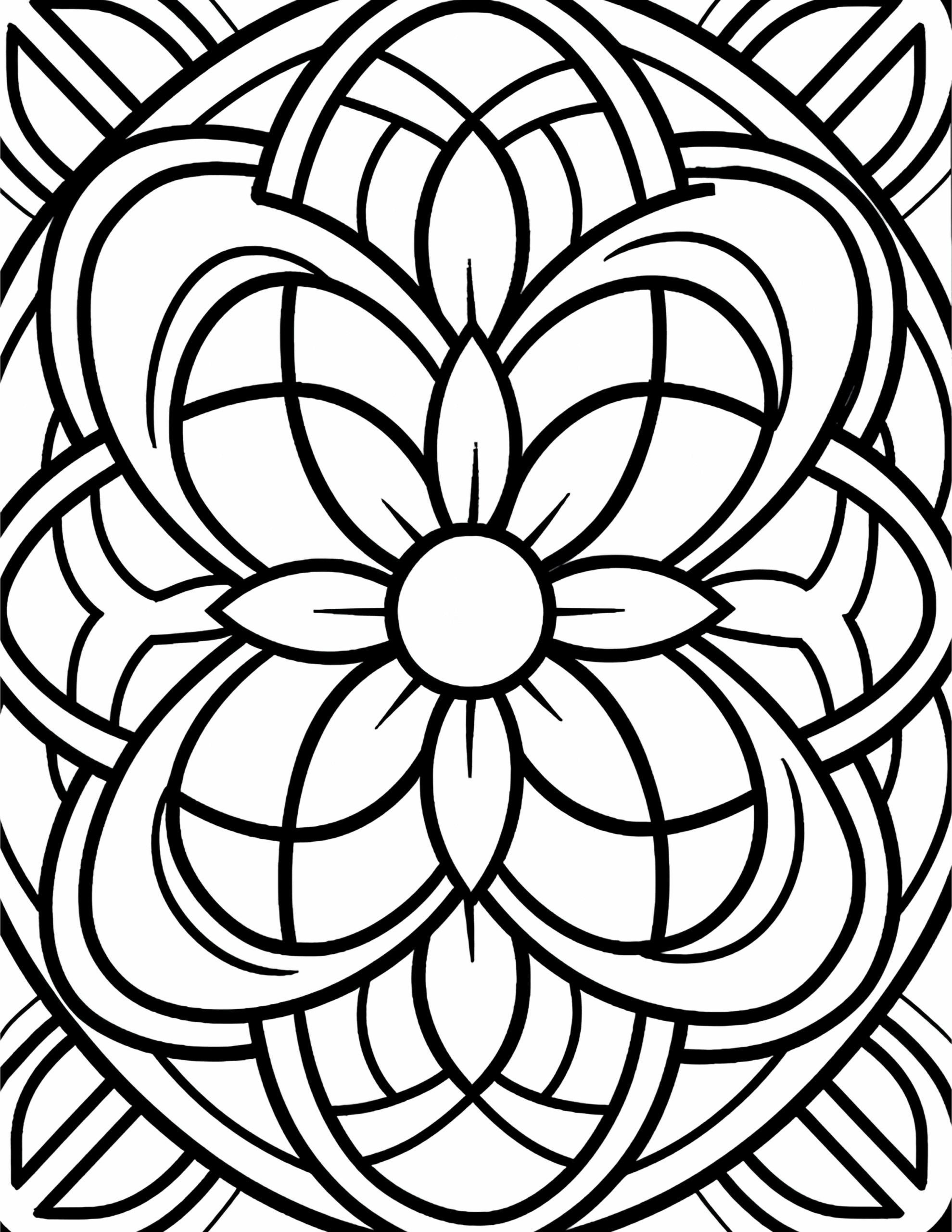 Free Simple Patterns Coloring Page 63 Free Coloring Adventure