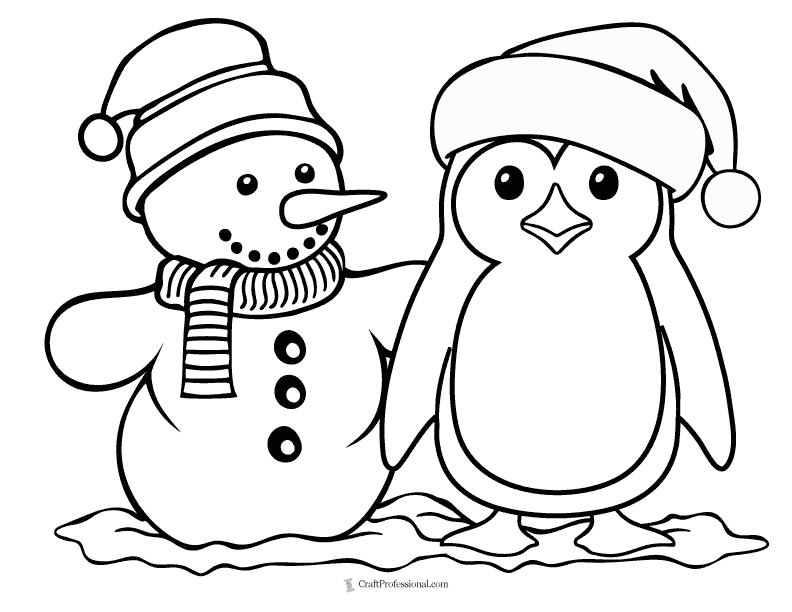Free Snowman Coloring Pages Printable Winter Fun For Kids And Adults