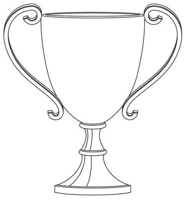 Free Trophy Coloring Pages Printable PDF Coloringfolder
