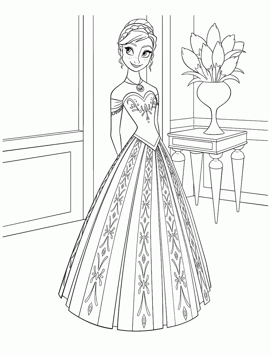 Frozen Coloring Pages