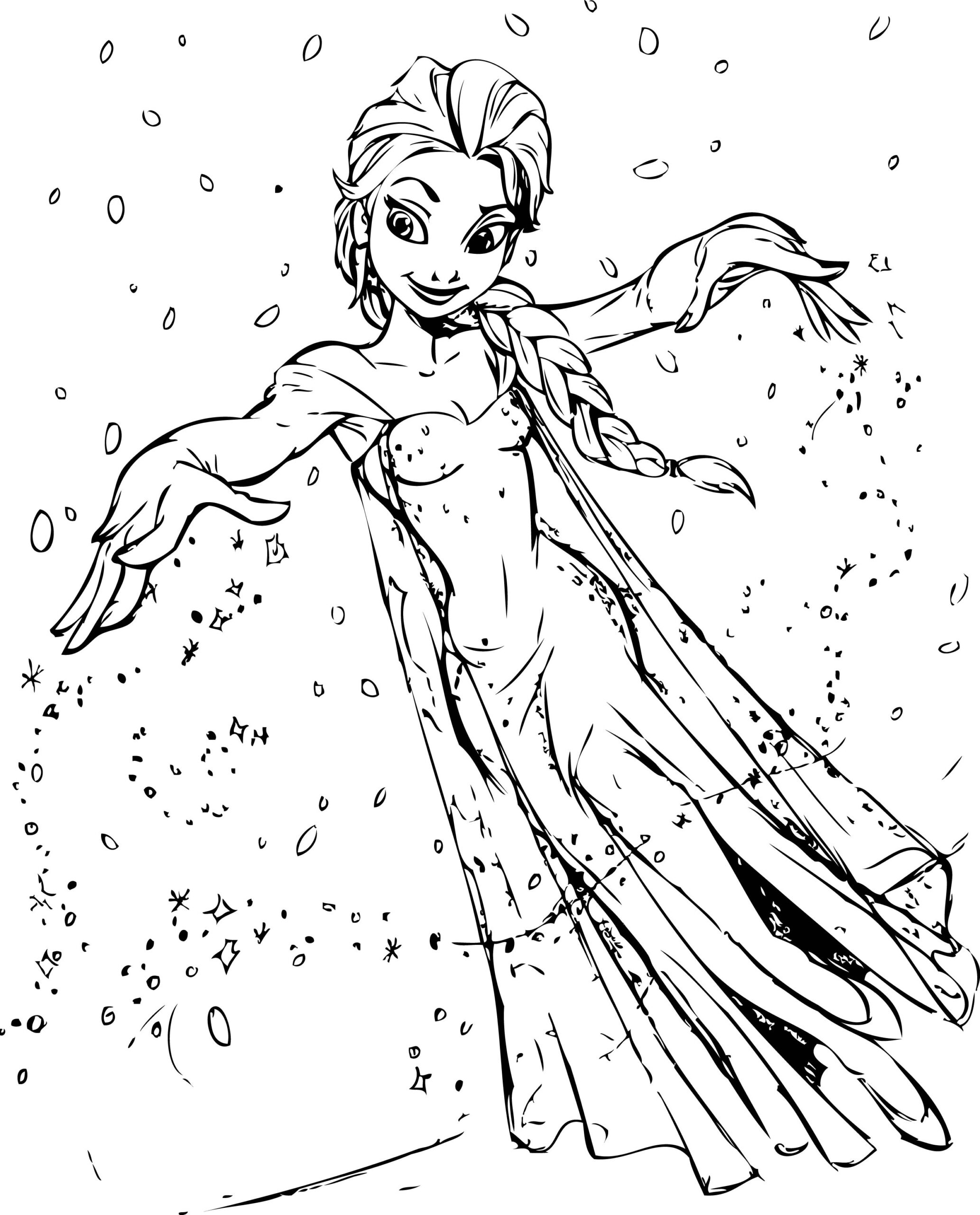 Frozen Elsa And Anna Coloring Pages At GetColorings Free 