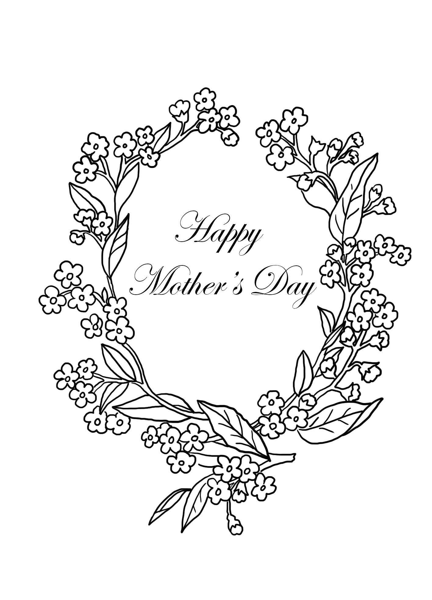 Funny Mother 39 s Day Coloring Pages