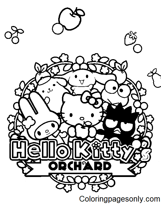 Funny Sanrio Coloring Pages Sanrio Characters Coloring 40 OFF