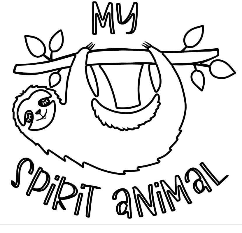 Funny Sloth Coloring Page Free Printable Coloring Pages For Kids