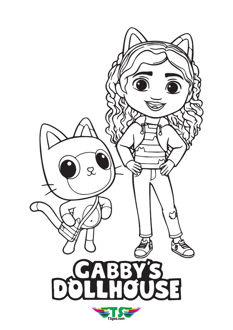 Gabby 39 s Dollhouse Coloring Pages Printable For Free 59 OFF