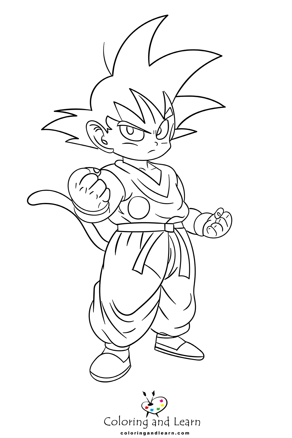 Goku Coloring Pages FREE 2024 Coloring And Learn