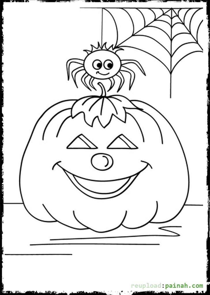 Halloween Spider Coloring Pages Coloring Home