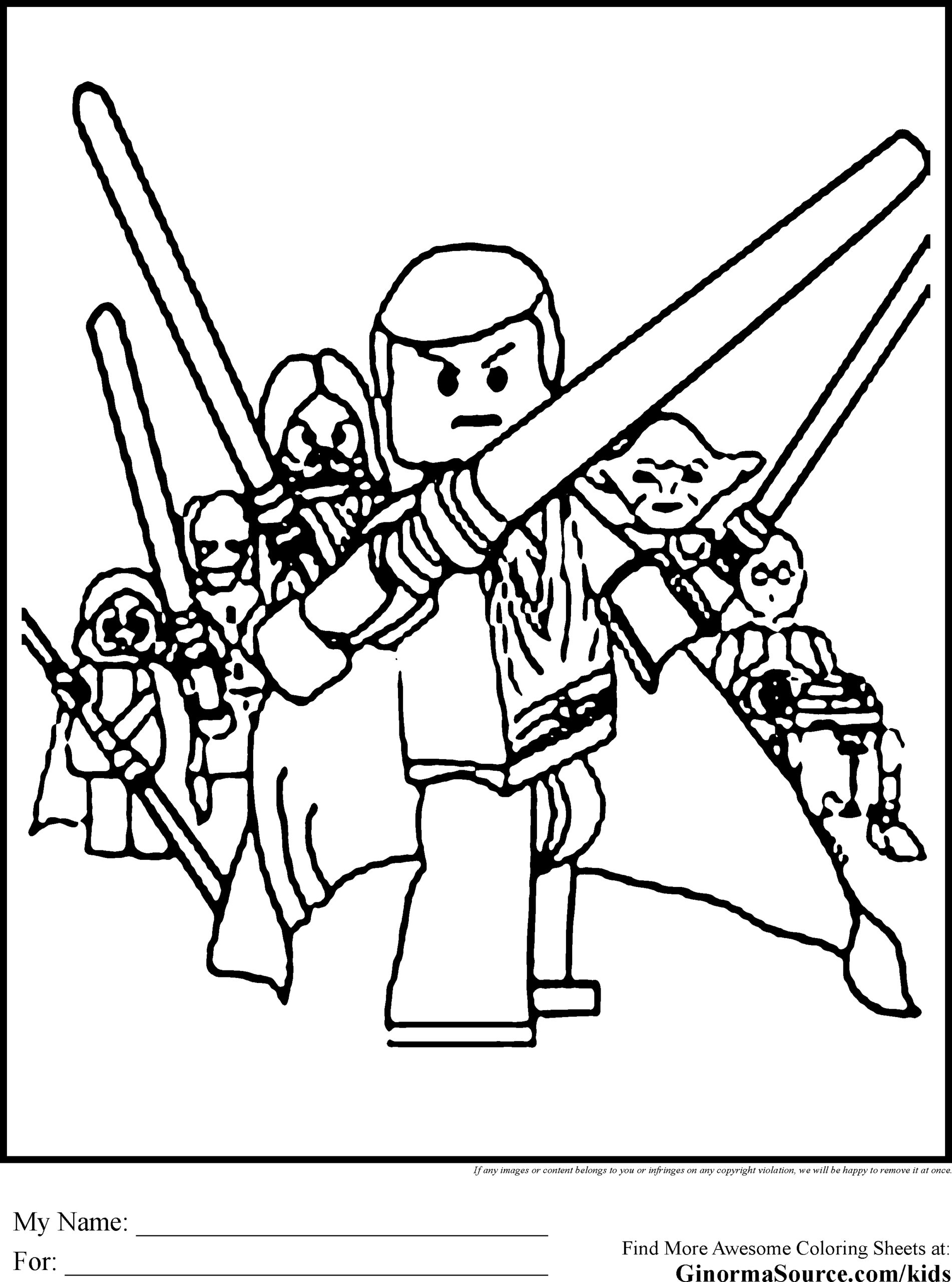 Han Solo Star Wars Lego Coloring Sheets Coloring Pages