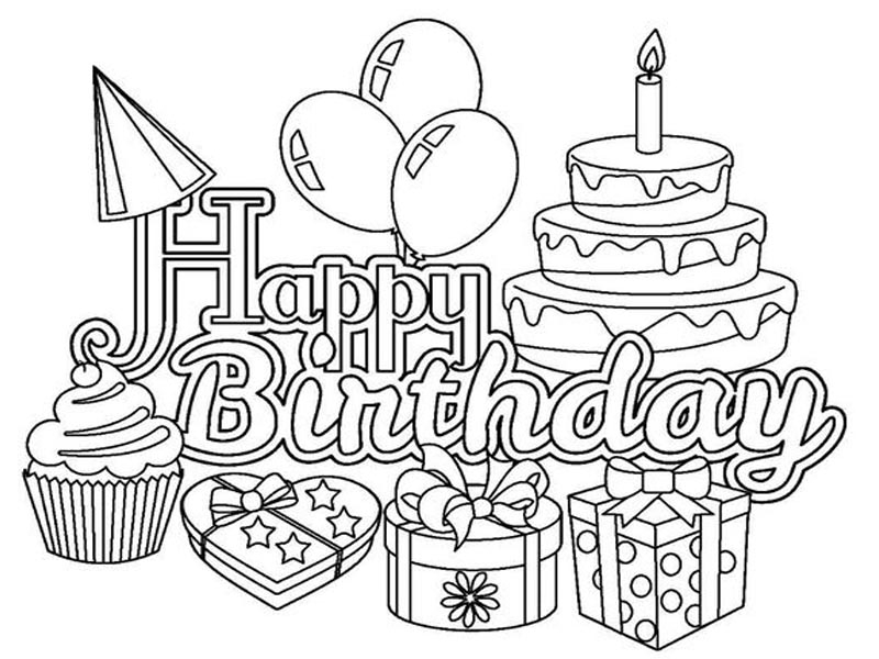 Happy 2nd Birthday Coloring Page Twisty Noodle 41 OFF