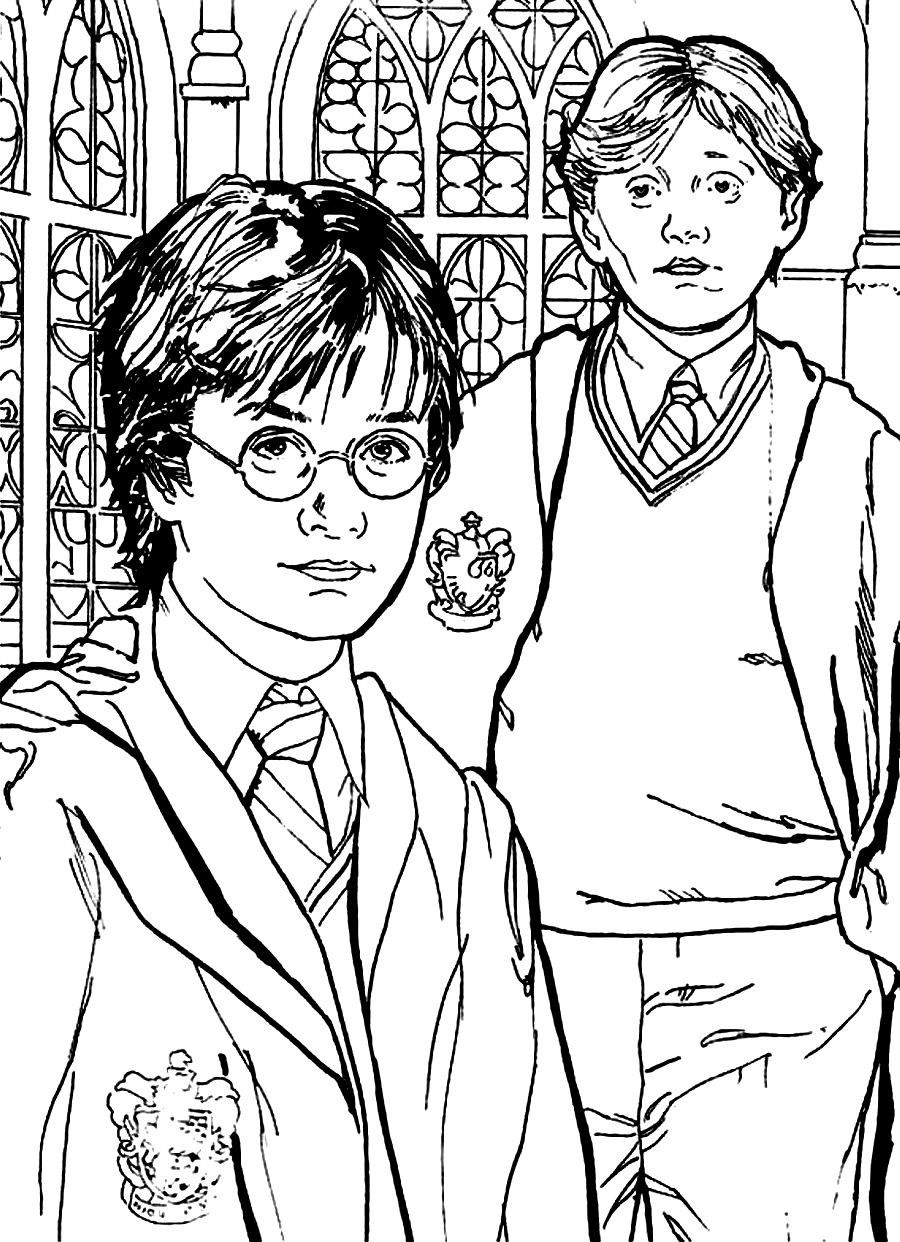 Harry Potter Coloring Sheets