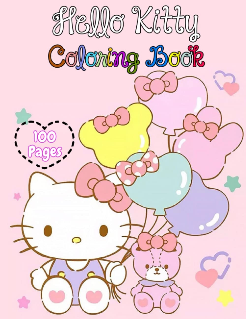 Hello Kitty Coloring Book 100 Unique Coloring Pages Activities Book 
