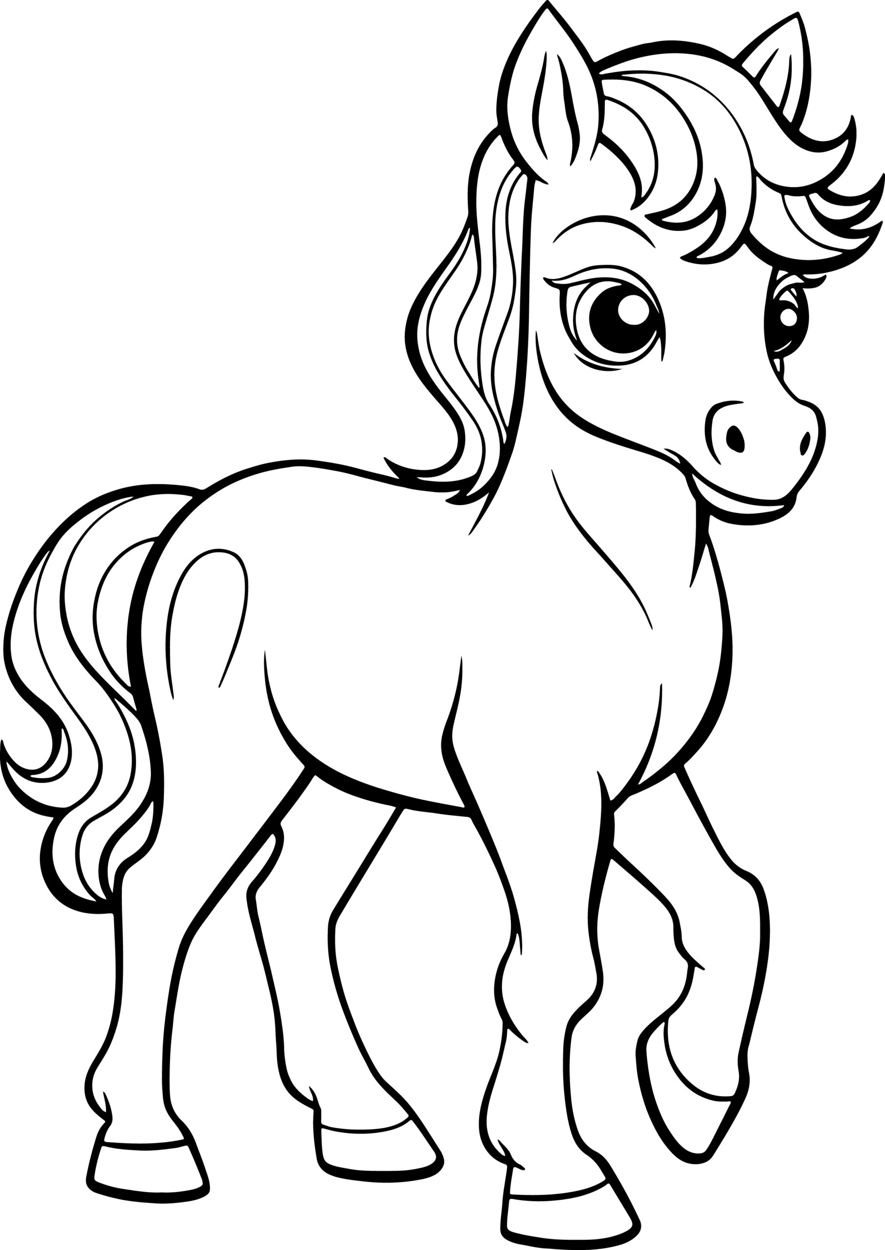 Horse Colouring In Pictures At Cristopher Robertson Blog