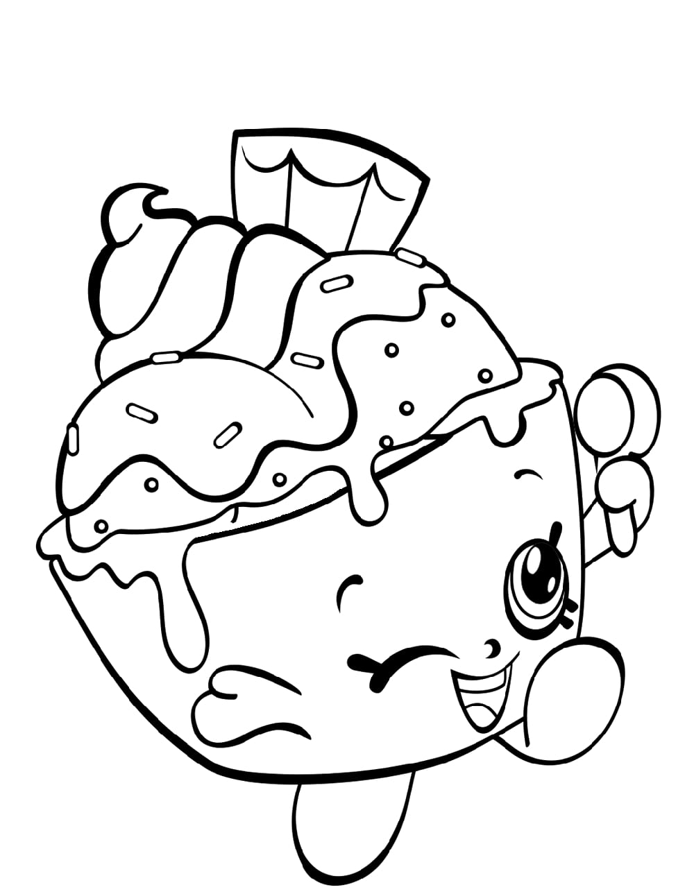 Hot Choc Shopkin Coloring Page Free Printable Coloring Pages For Kids