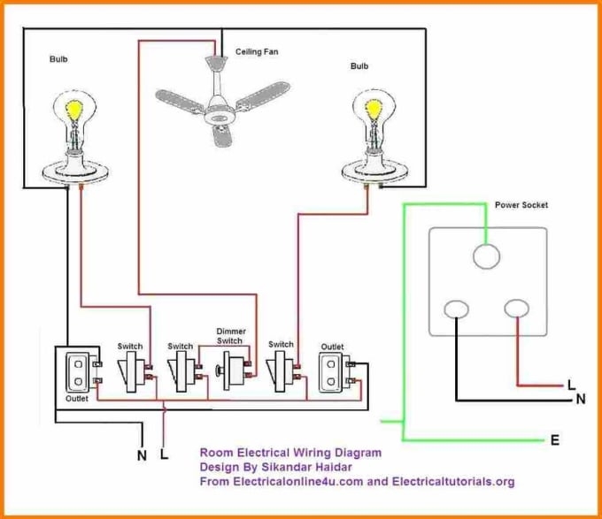 House Wiring Diagram Layout Wiring Digital And Schematic