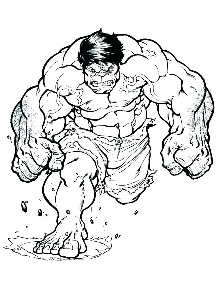 Hulk Printable Coloring Pages At GetDrawings Free Download