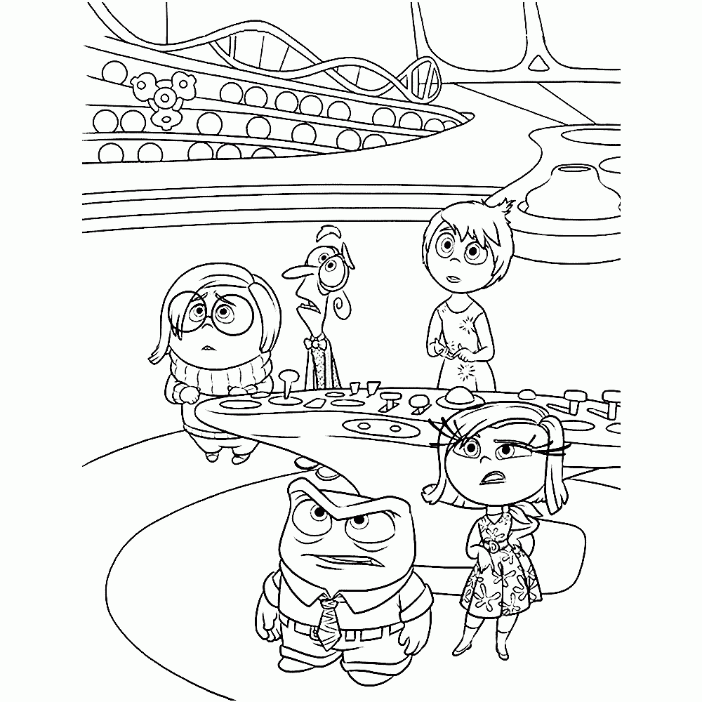 Inside Out Coloring Pages Books 100 FREE And Printable 
