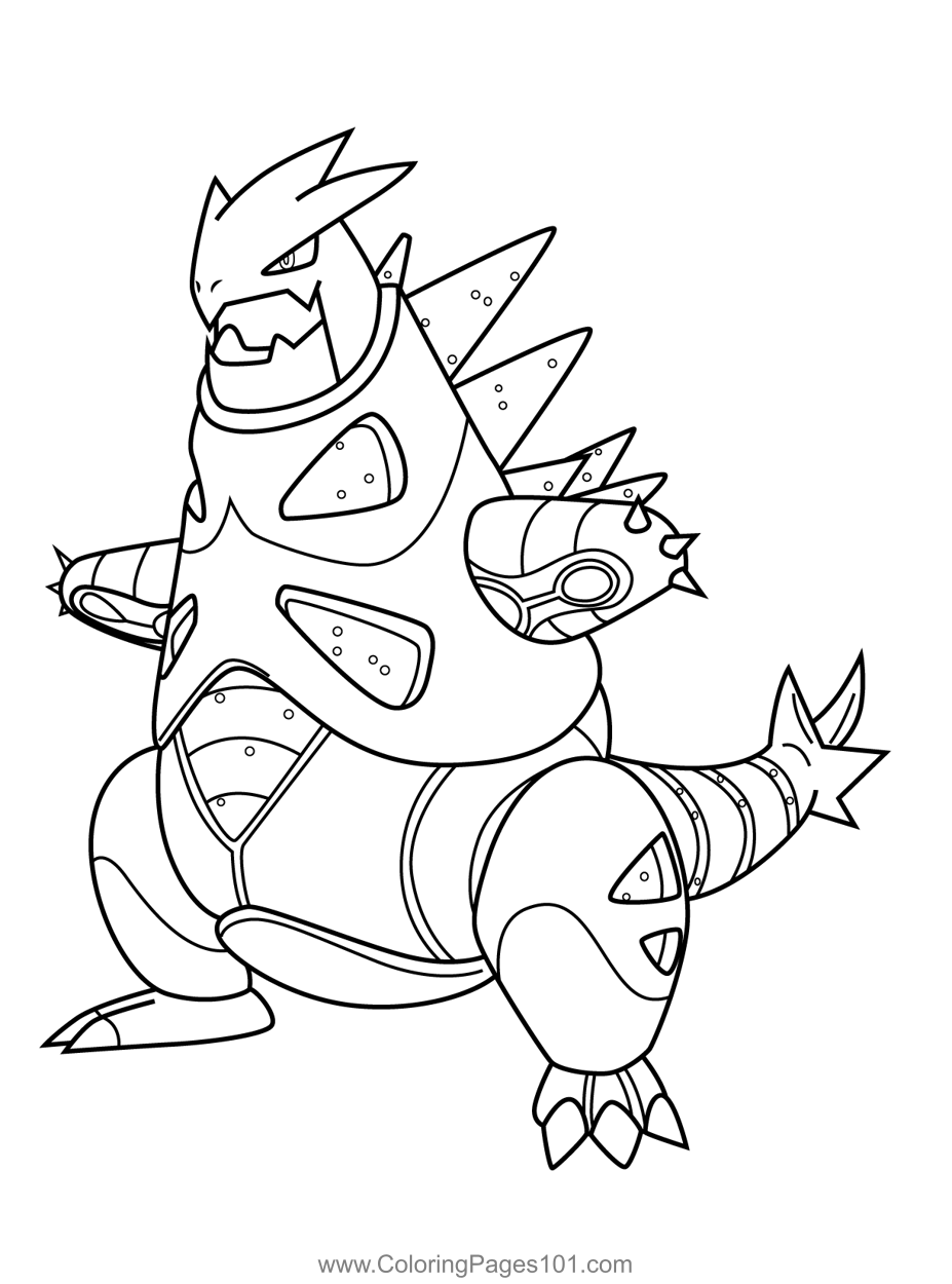 Iron Thorns Pokemon Coloring Page For Kids Free Pokemon Printable 