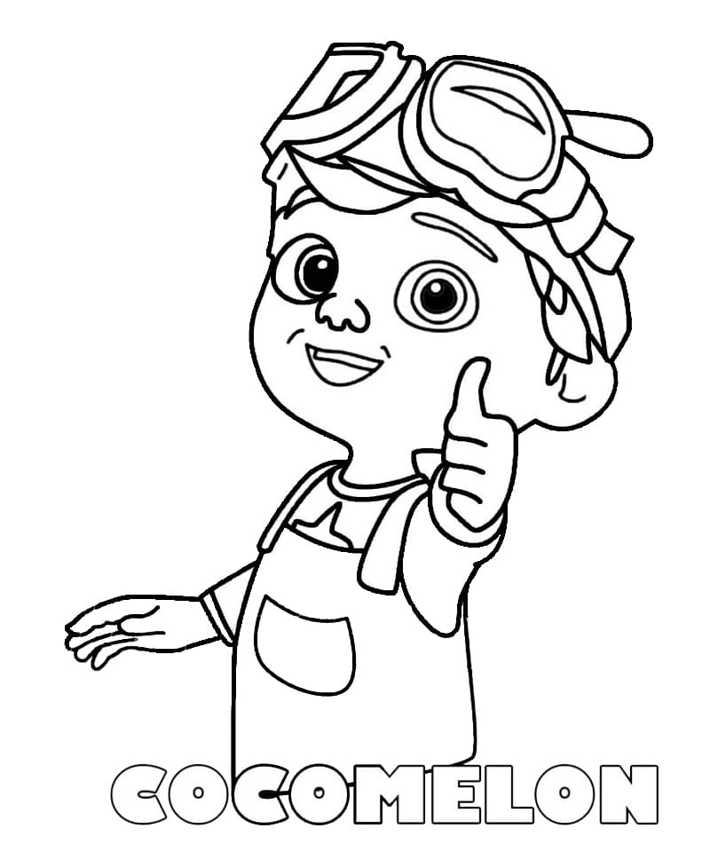 JJ Halloween Cocomelon Coloring Page Free Printable Coloring Pages 